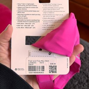 NWT Lululemon Fast and Free Run Belt